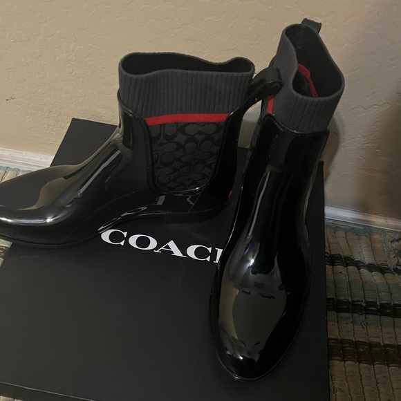 Coach Rubber Rain Bootie - Picture 4 of 5
